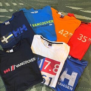 Helly Hansen mens Graphic T-Shirts (7 pieces set)